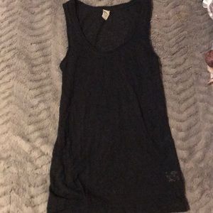 Black tank top
